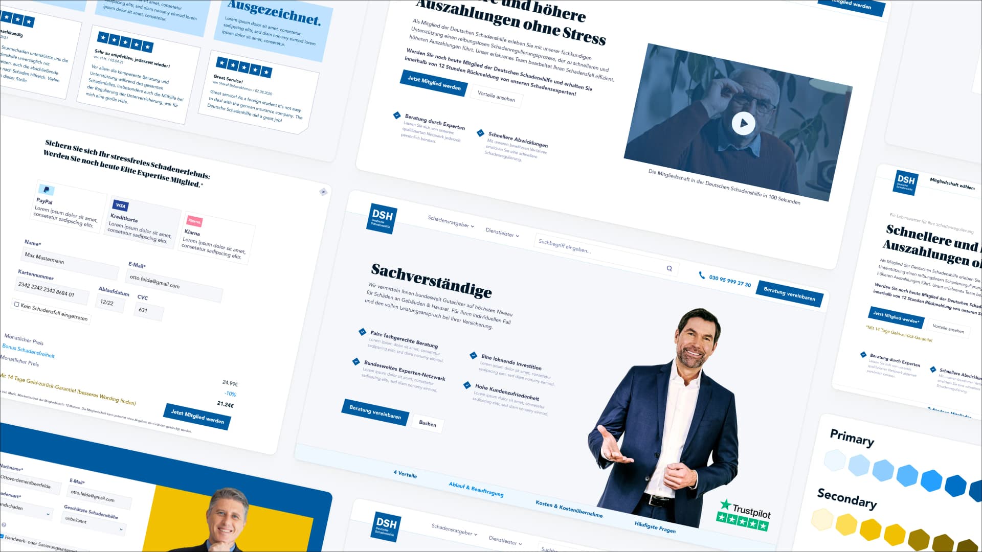 portfolio banner deutsche schadenshilfe