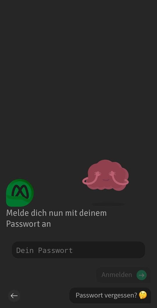 Login: Passwort