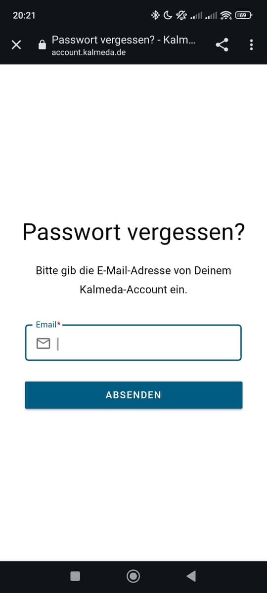 Passwort Zurücksetzen