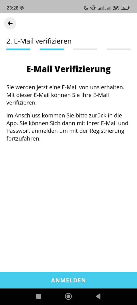 Email Verifizieren