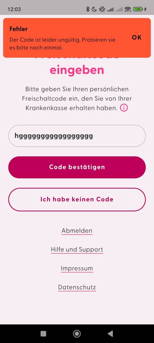 Freischaltcode