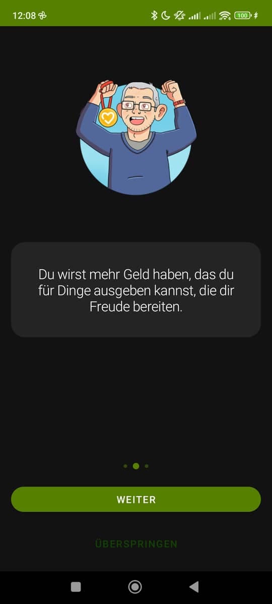 Registrieren Slider