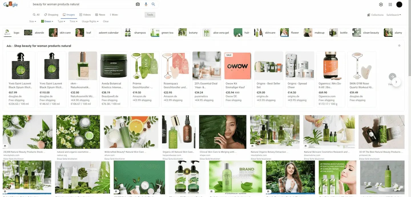 Ergebnisse für grünliche Beauty-Produkte